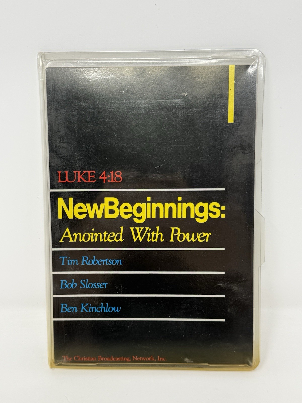 New Beginnings: Anointed With Power 1988 CBN Cassette Set Robertson Kinchlow