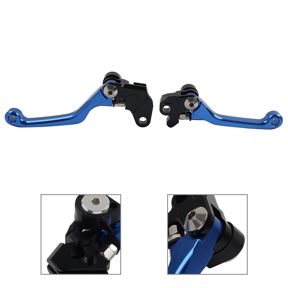 Blue For Yamaha TTR125L/LE/LW 2000-2020 19 18 17 Disc Brake Clutch Levers Pivot
