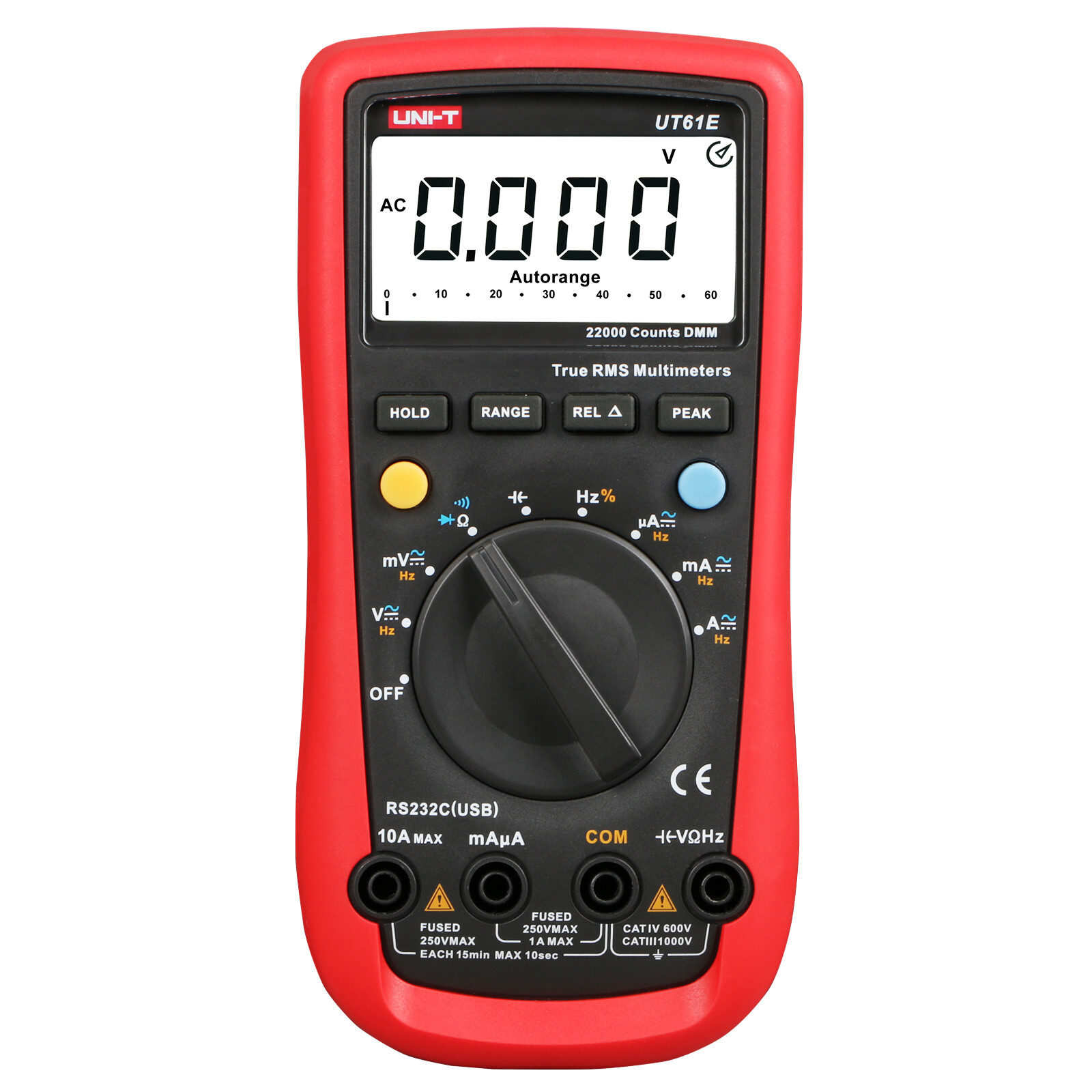 UT61E True RMS Digital Multimeter PC Link AC/DC Voltage Current Tester