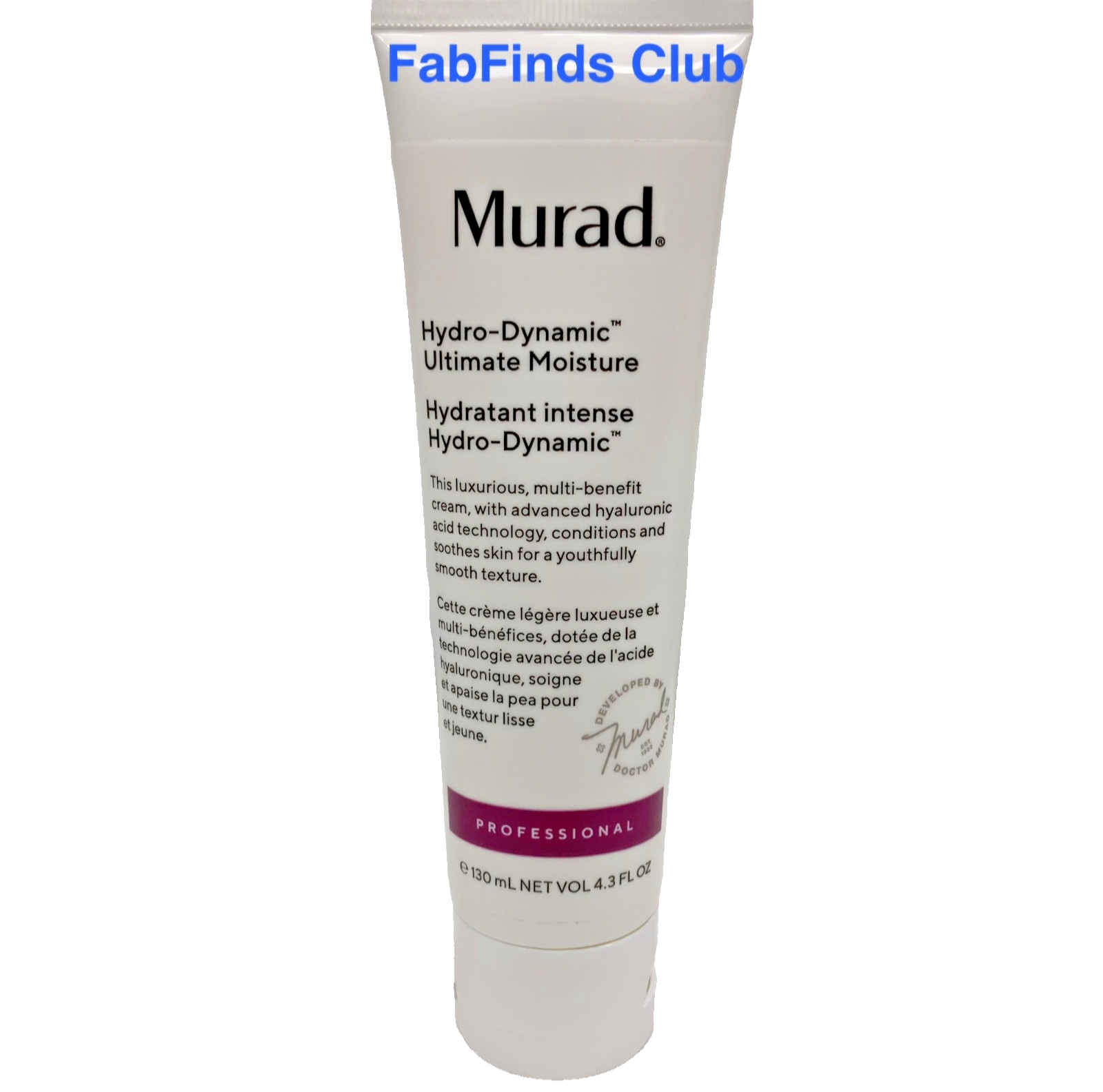 Murad Hydro-Dynamic Ultimate Moisture  4.3oz Large Processional Size Sealed