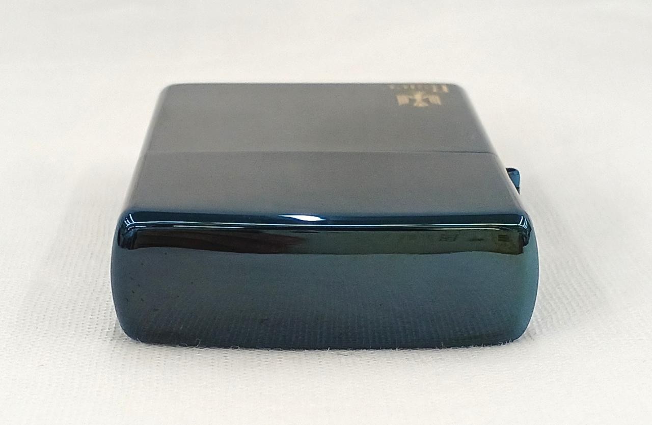 Zippo Peace 2007 Blue Titanium Lighter