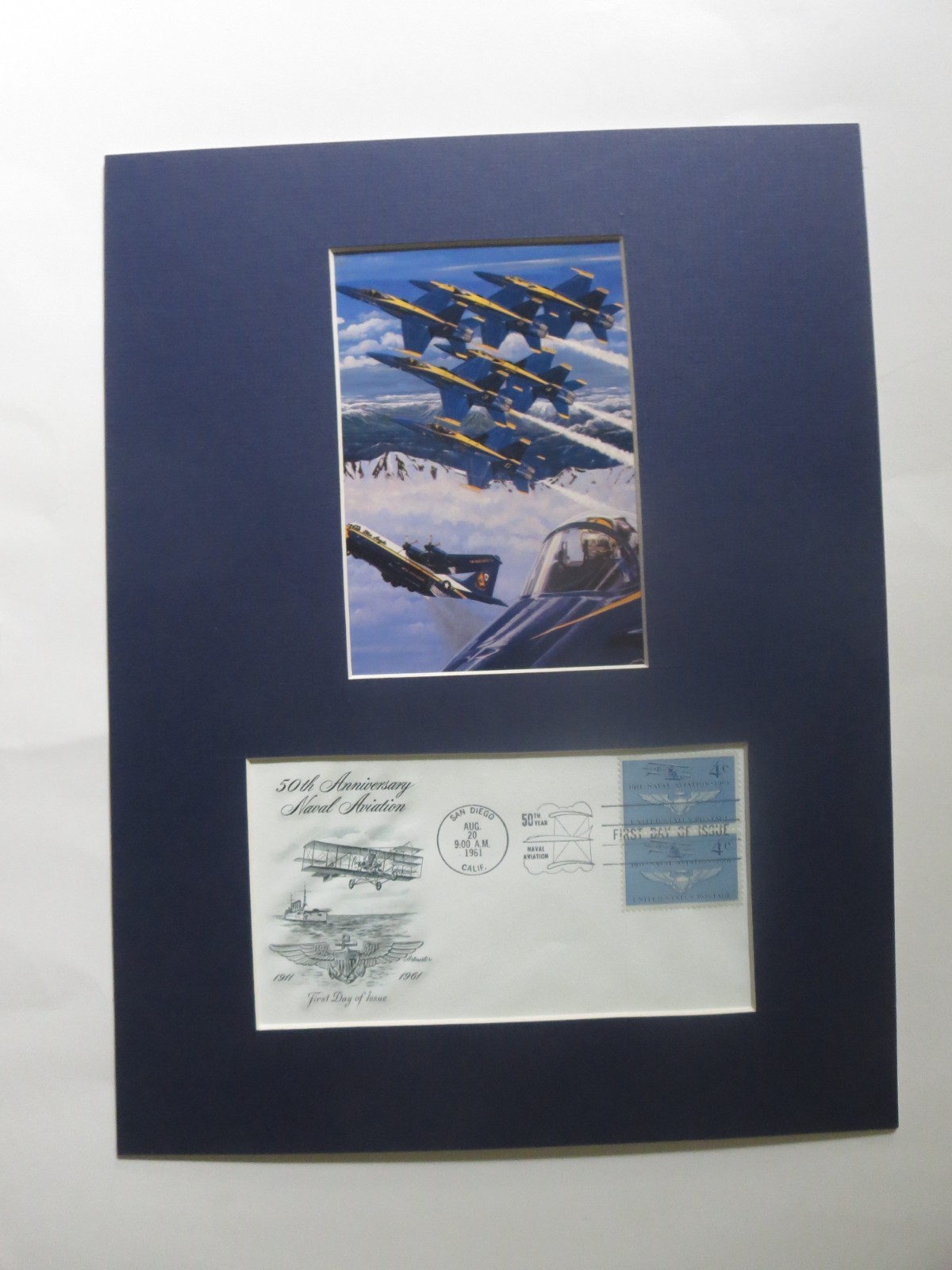 The Blue Angels - U.S. Navy and Naval Aviation & First Day Cover of its stamp