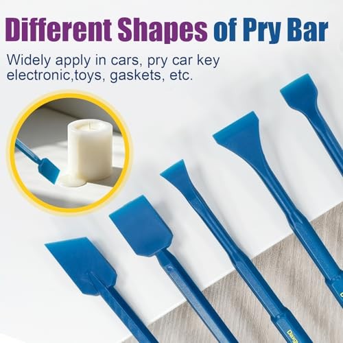 20PCS Delicate Pickup Tool Set, Non-Marring Scraper & Pry bar Kit,
