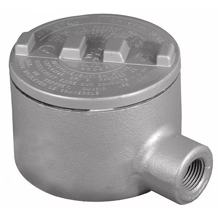 Appleton Electric Gre50-A Conduit Outlet Body, Alum, Trd Sz 1/2In