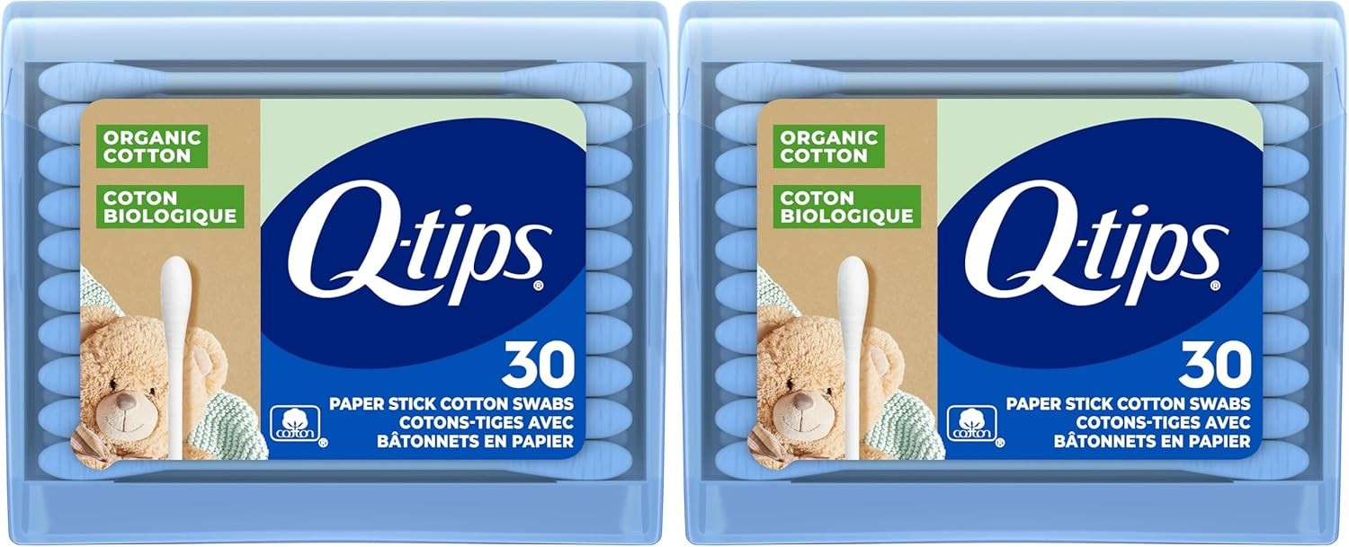 Organic Cotton Swabs Travel Size Toiletries, for Baby, Beauty and