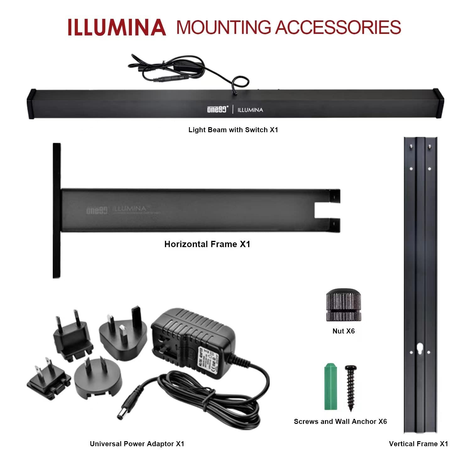 ONE80 ILLUMINA Dartboard Lighting System, Minimum Shadow and Clear Vision Des...