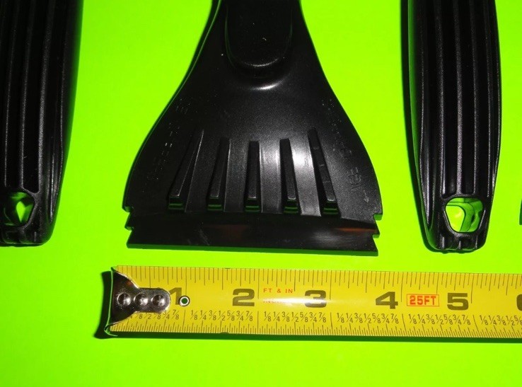 (4x) BLACK 9" Ergonomic Car Window Cleaner Windshield Snow Ice Scraper Chipper