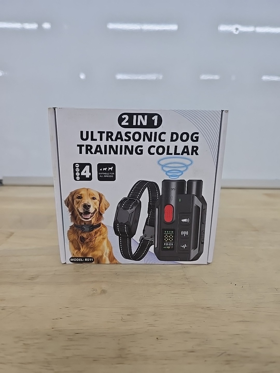 2 In 1 Ultrasonic Dog Training Collar Behavior Suitable For All Breed Model RS11