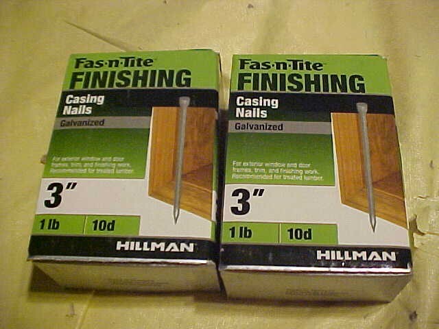 2-lbs 3"  10d Galvanized Casing Nails,