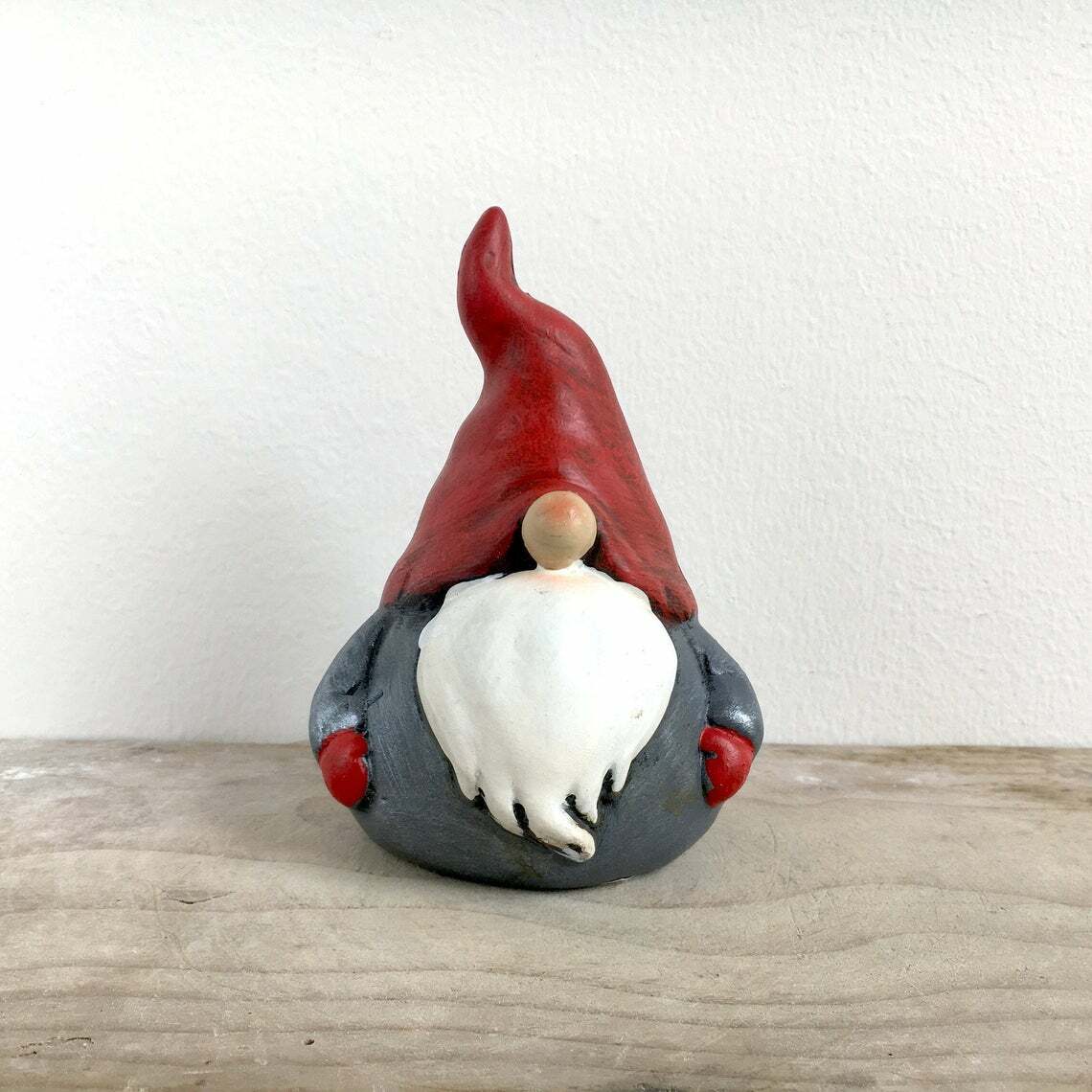Latex mold for concrete, plaster, resin and more, Gnome/nordic tomte nisse (S)