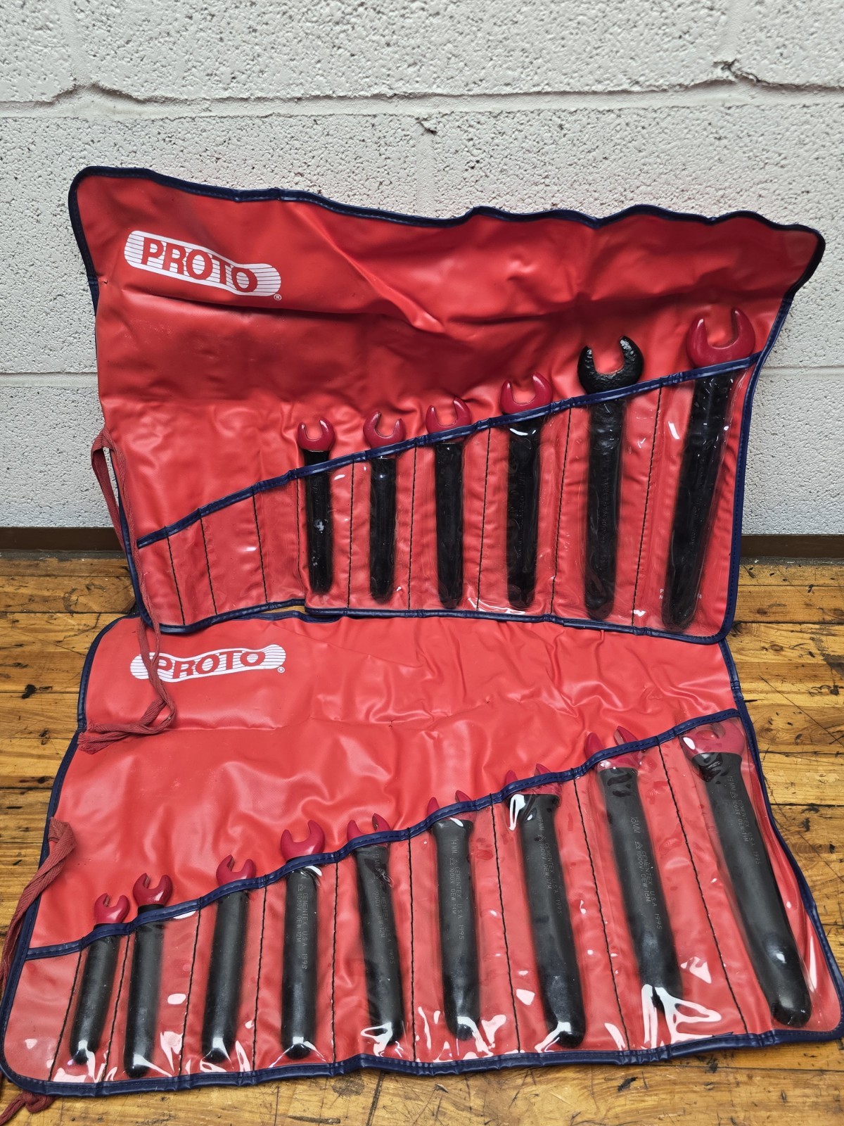 Cementex USA 15 Piece Open End Wrench Set Insulated for 1000V Metric And SAE NEW