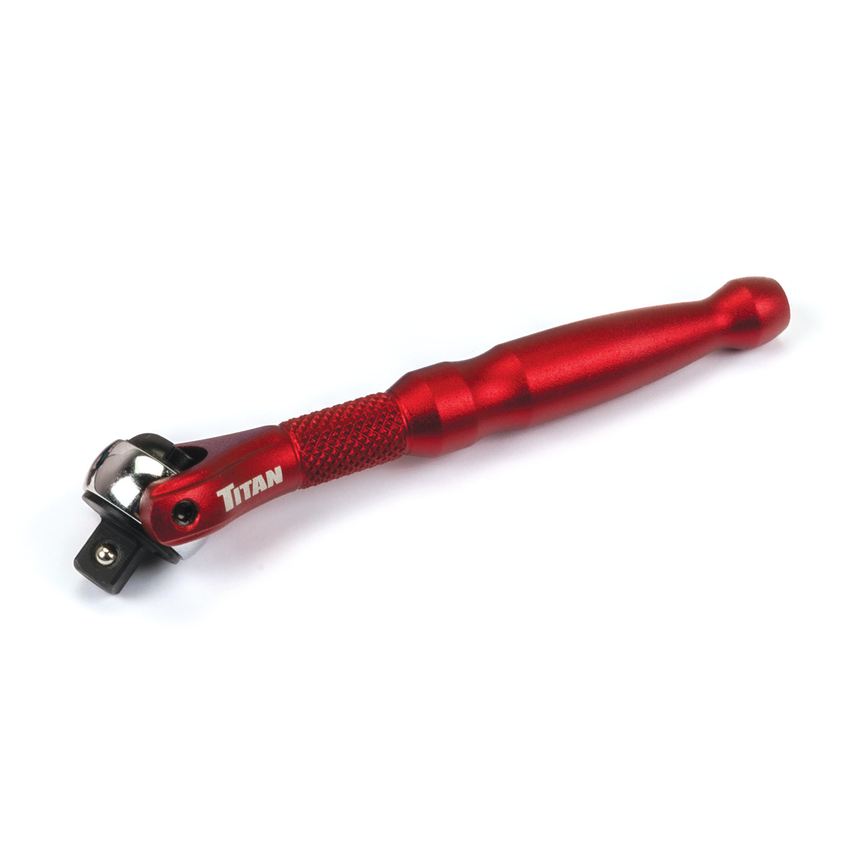 Titan 1/4 in. Drive Aluminum Swivel Head Micro Ratchet