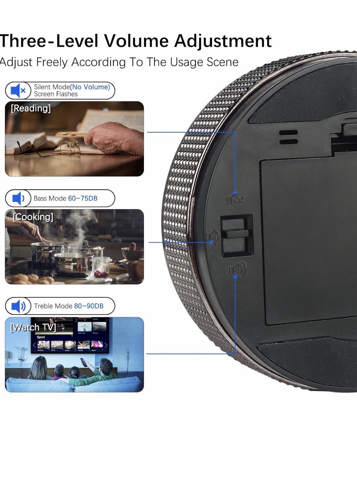 Digital Kitchen Timers, Magnetic Countdown Countup Timer