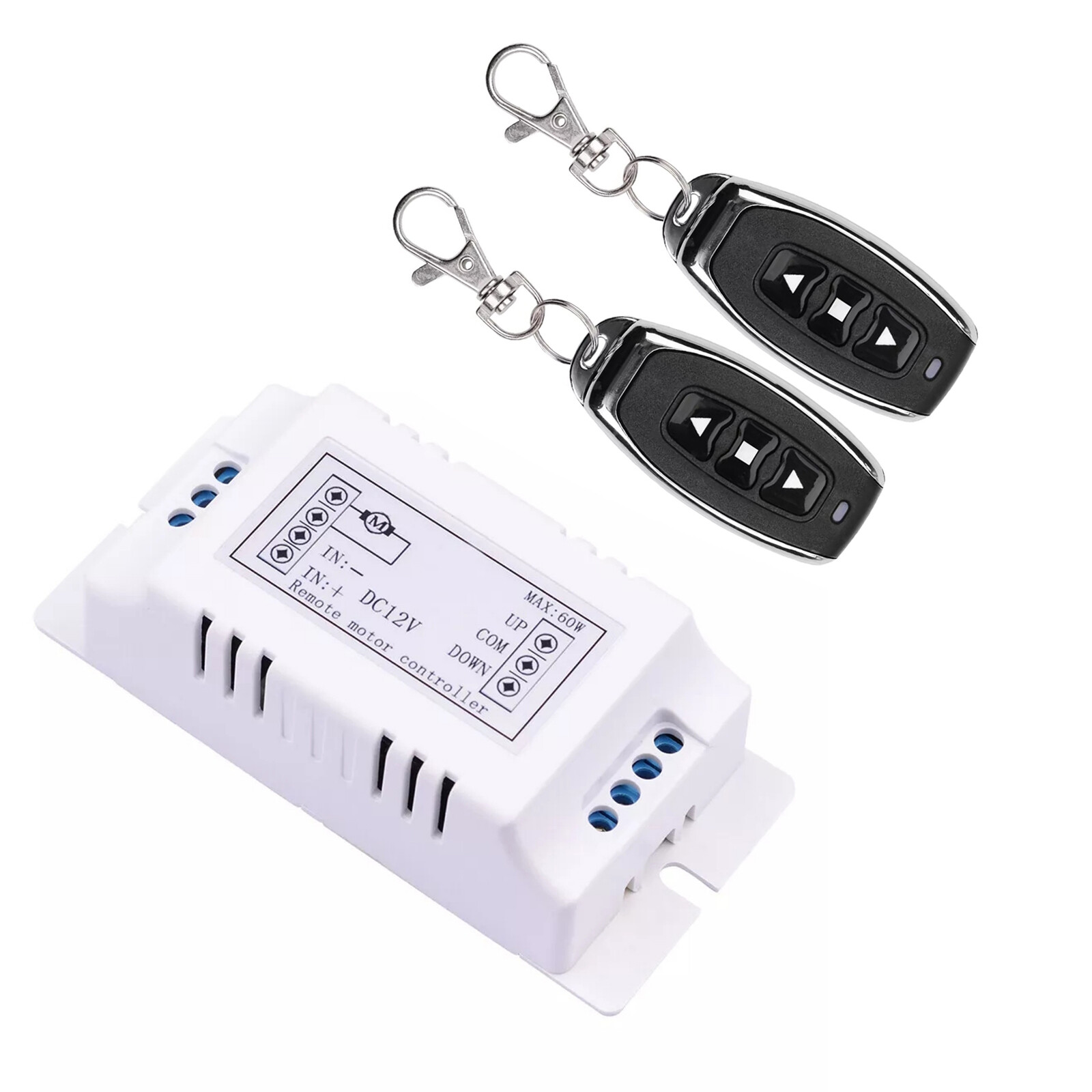 Motor Wireless Remote 12V Switch Universal 2 Channel RF433MHz Remote Control