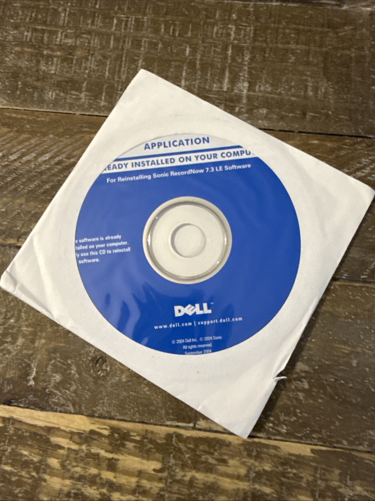 Dell Application Sonic RecordNow 7.3 LE Software PC Cd Rom