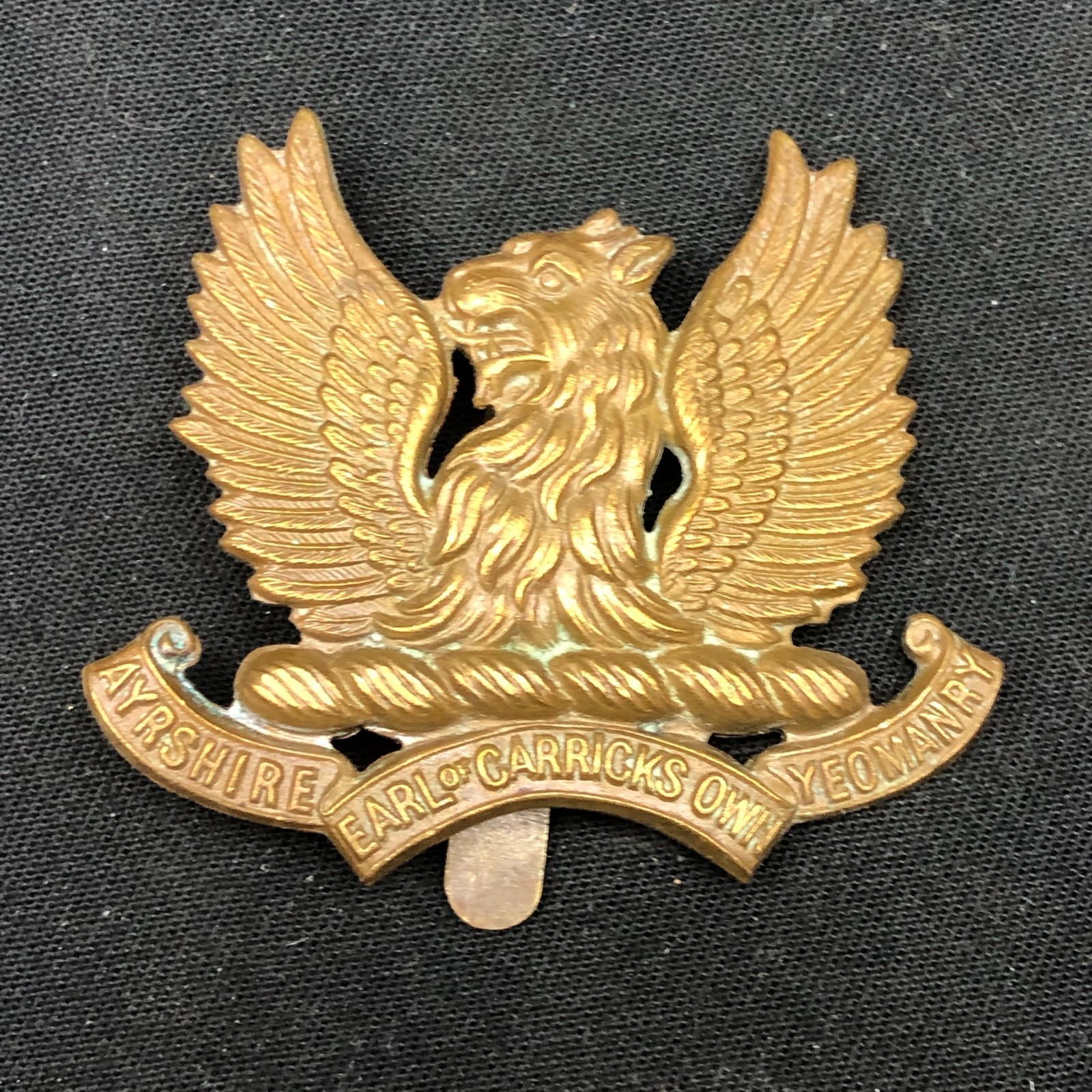 Ayrshire (Earl of Carrick's Own) Yeomanry - British Army Cap Badge