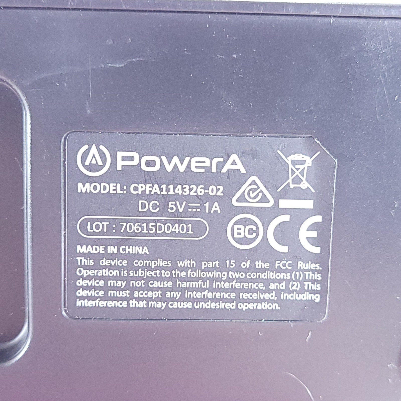 Xbox One PowerA Charging Controller Station CPFA114326-02 w/2 Controllers