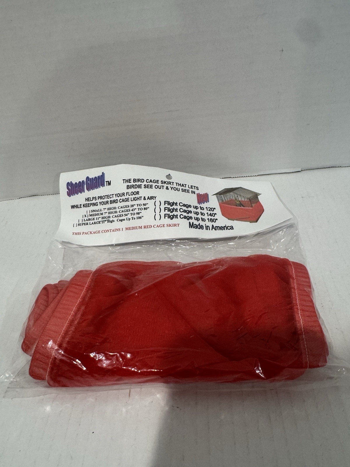 Sheer Guard Bird Cage Cover - Size Medium