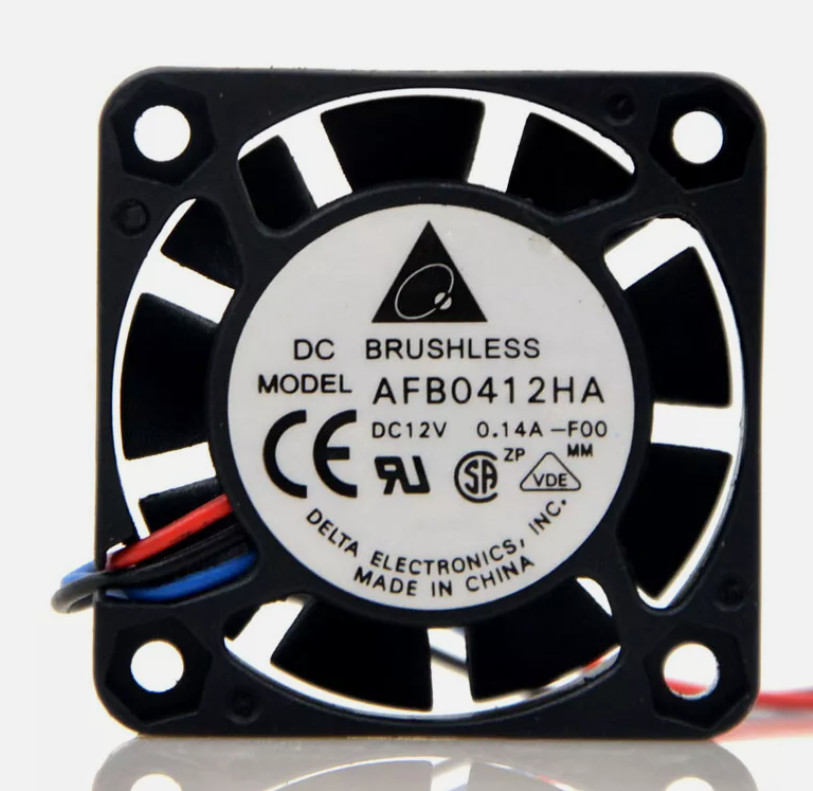 Delta AFB0412HA DC 12V 0.14A 4CM 4010 40x40x10MM two ball bearing cooling fan