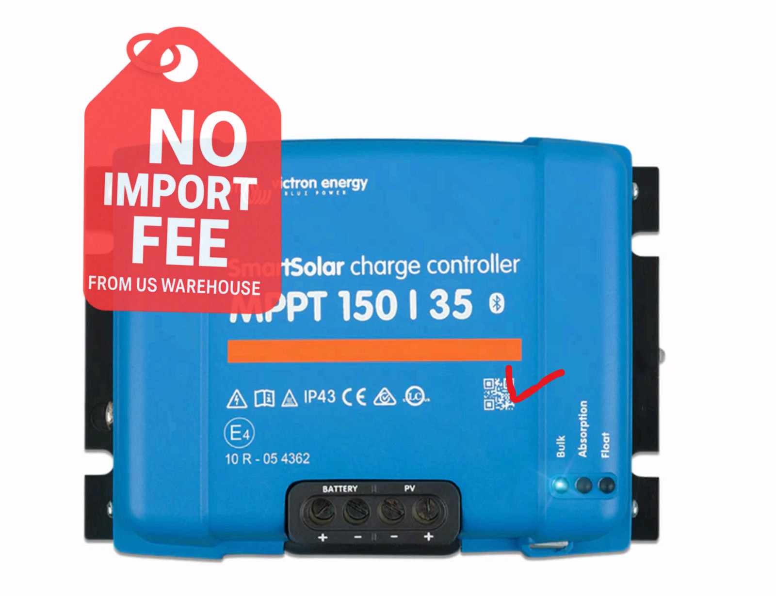 Vict𝔯on SmartSolar MPPT 150/45 Solar Charge Controller - ṠCC115045212]