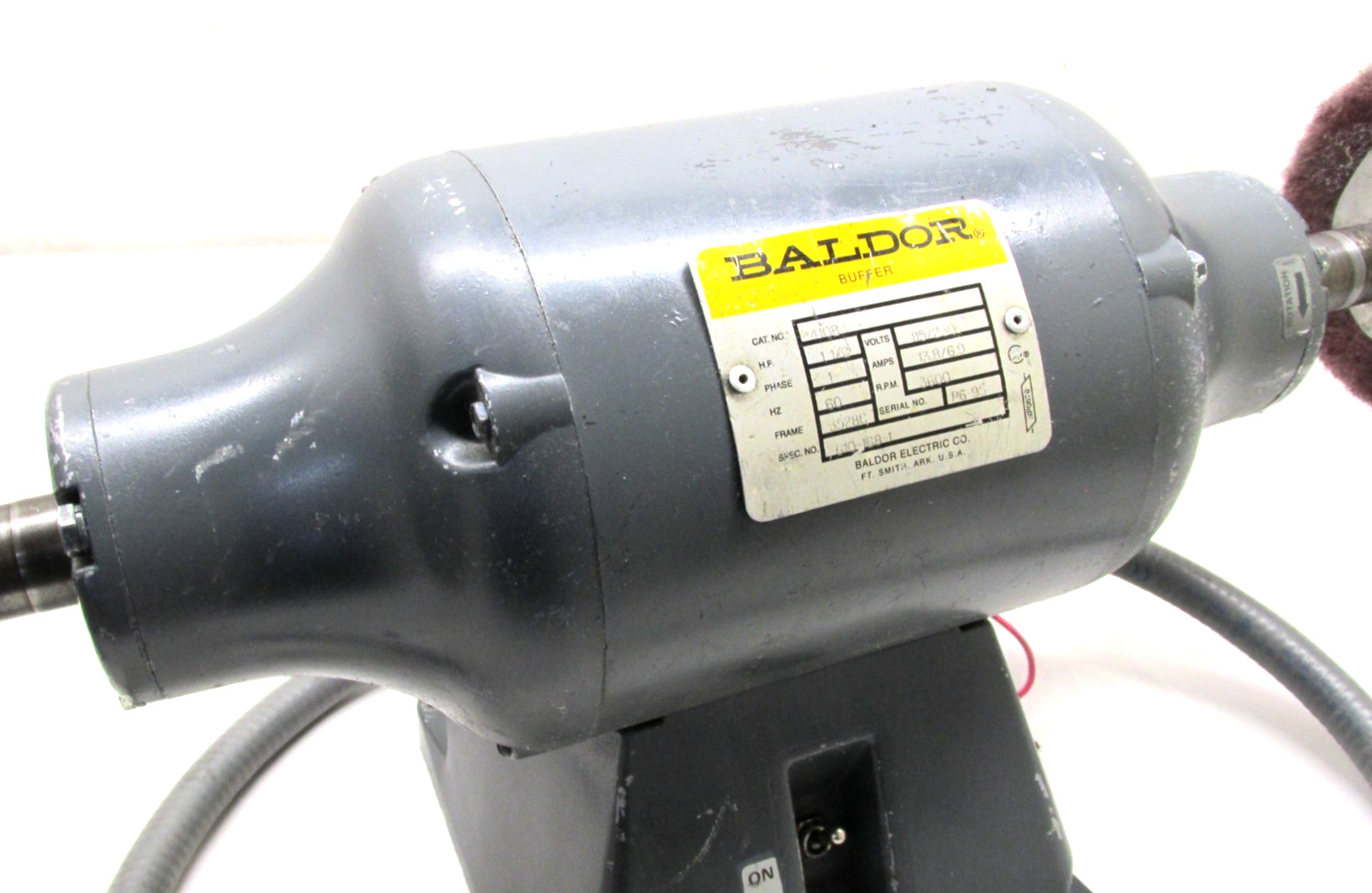 BALDOR 10'' INDUSTRIAL BUFFER / POLISHER - #410B - SINGLE PHASE!