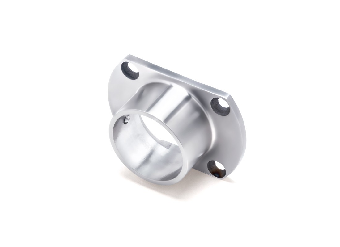 FHC THR15ZPS Cut Flange for 1.5 O.D. Tubing - Polished Stainless