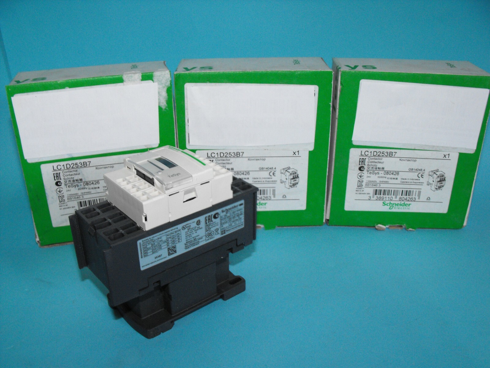 Schneider Electric.TELEMECANIQUE LC1D253B7.Contactor 24VOLT.(LOT3PCS).080426.NEW
