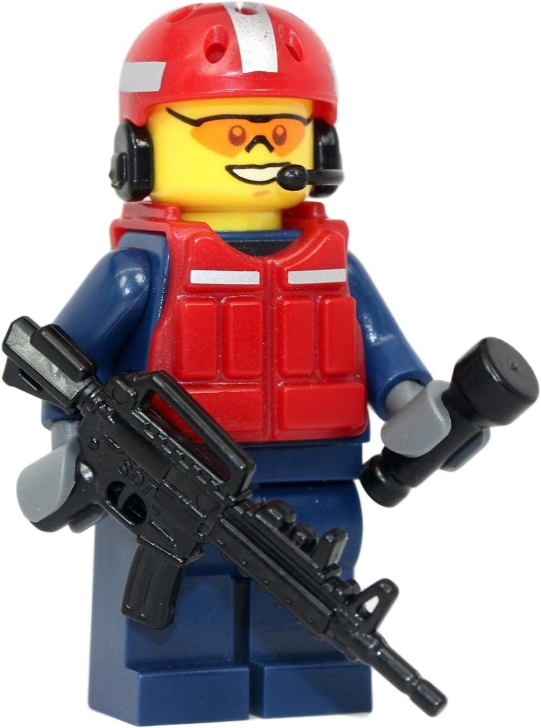 Custom US Coast Guard Seaman Officer made with real LEGO® minifigure