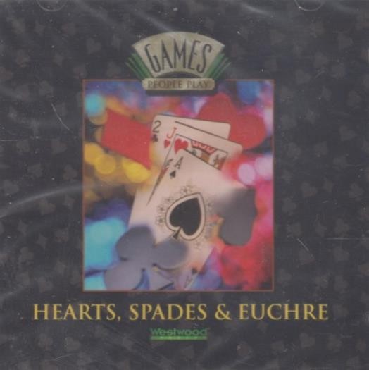 Games People Play: Hearts, Spades & Euchre PC CD classic strategy '97 NEW SEALED