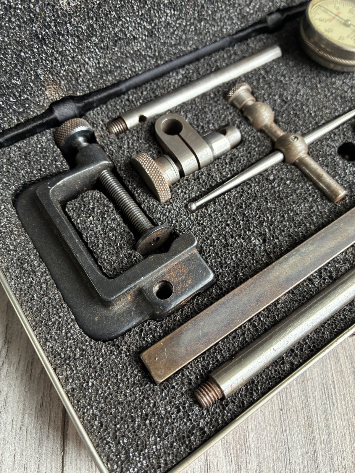 Starrett 196 Dial Indicator Set, Works, Complete