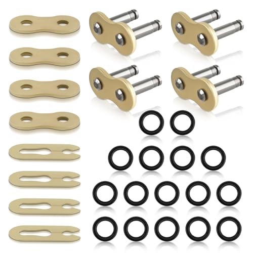 4 Pcs 520 Chain Master Link O-Ring Connecting Links Fits for Motorcycle Dirt