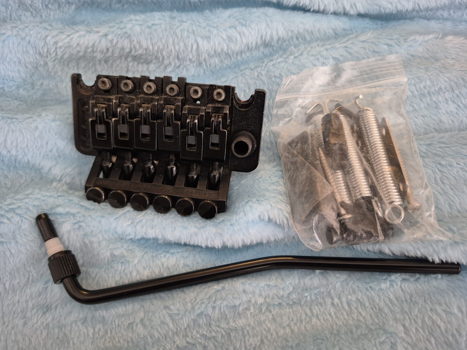 Jackson Floyd Rose Bridge Black + Installation Kit Made In Japan MIJ