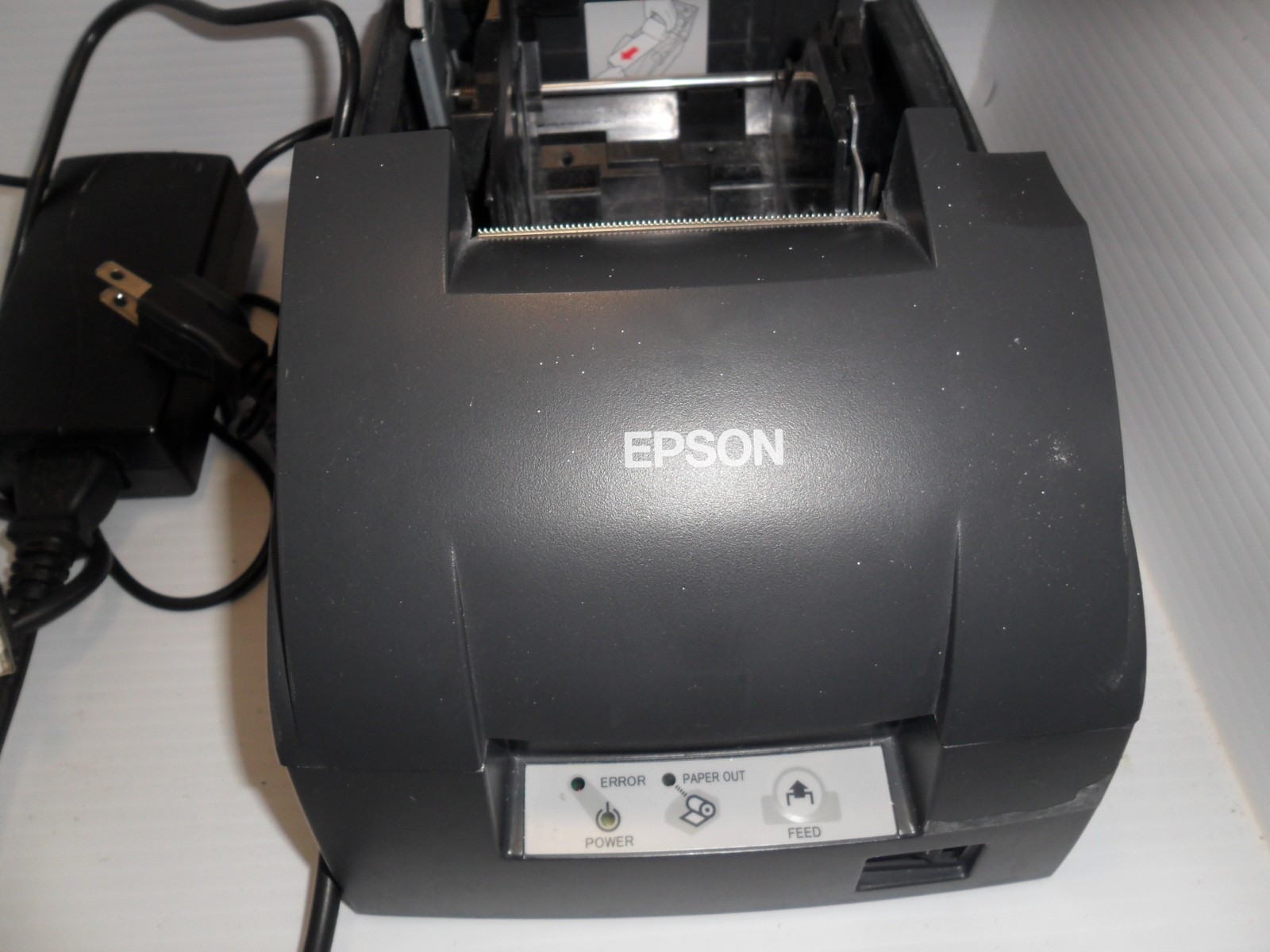 black Epson M188D POS Receipt Printer w/Charger