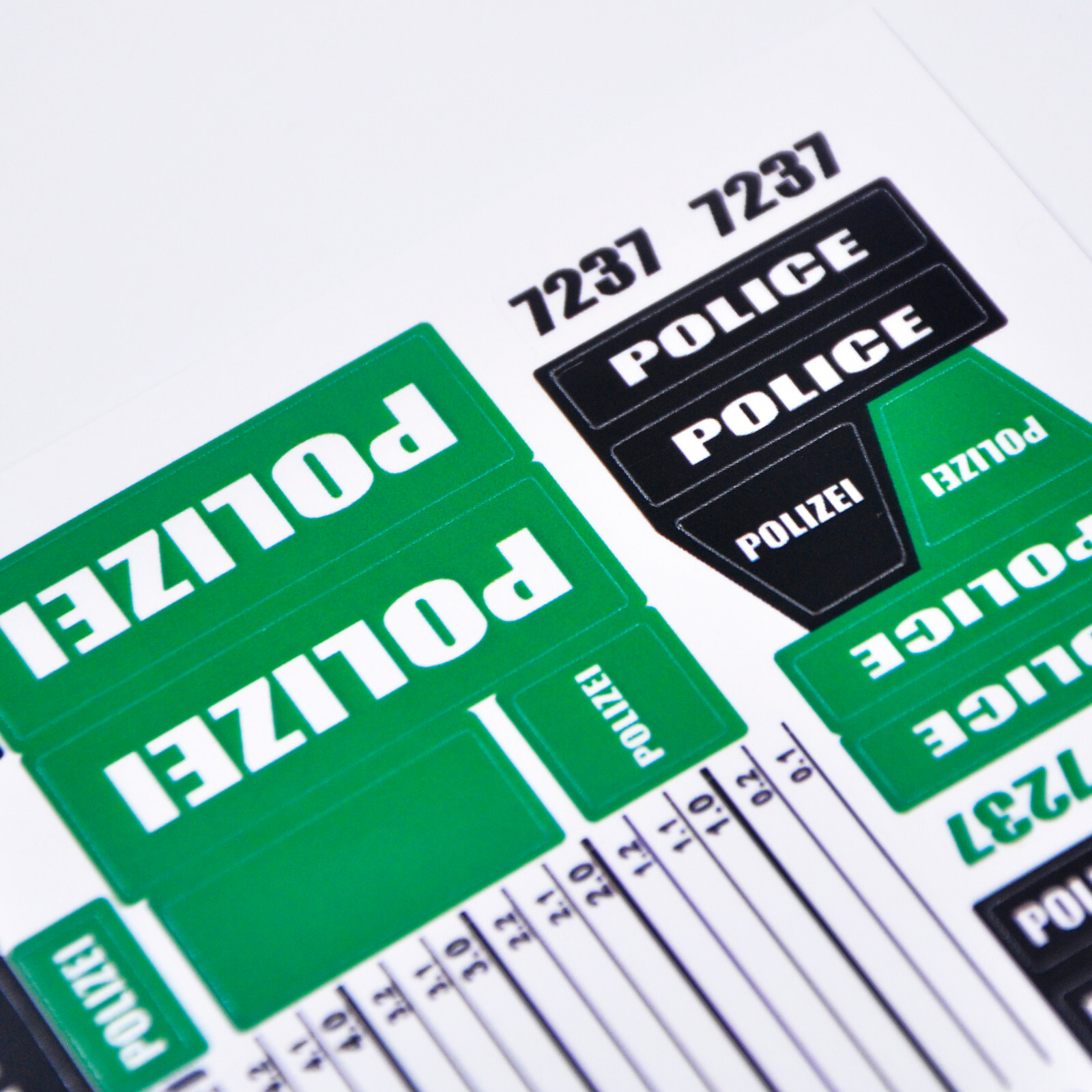 Replacement sticker for set 7237 Precut sticker