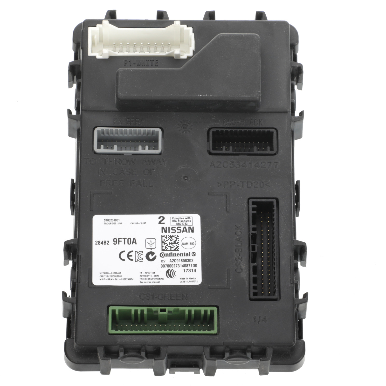 Genuine Nissan 2016-2018 Titan Platinum Reserve Body Control Module 284B2-9FT0A