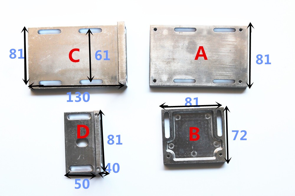 Bracket Linear Encoder Scale Mounting Brackets Plates for Lathe Machine
