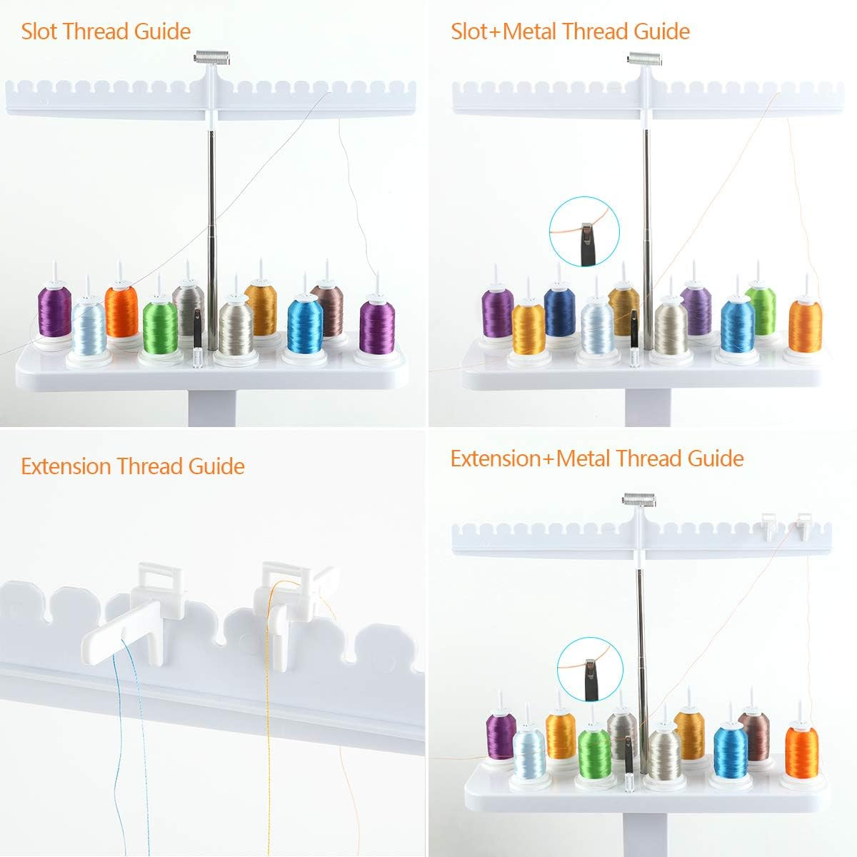 20 Spool Thread Stand for Embroidery Machine Sewing Quilting Serger
