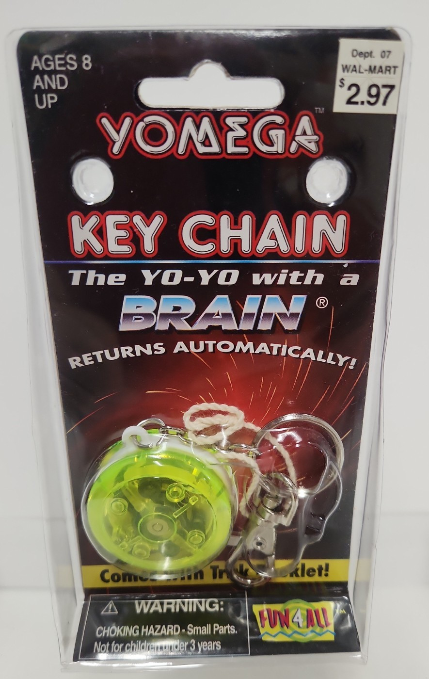 Yomega Keychain Yo-Yo With A Brain New Sealed 1999 Vintage Collectible