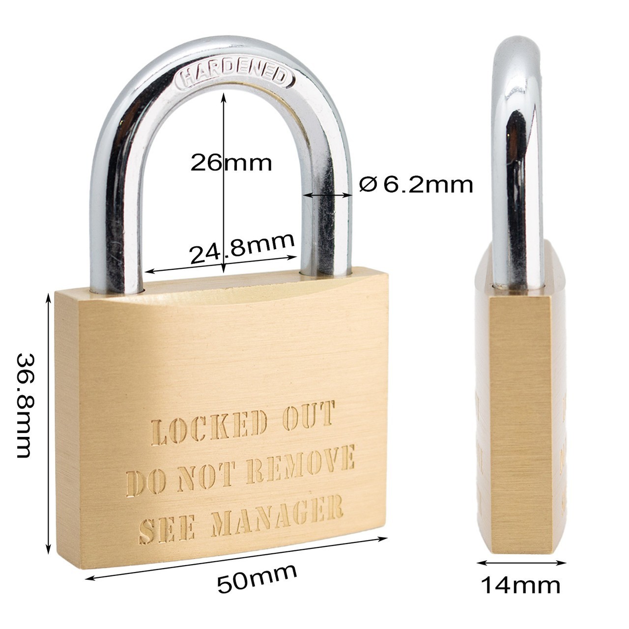 30pcs lot Keyed Alike Solid Brass Management Padlock 2" (50mm) for Self Storage