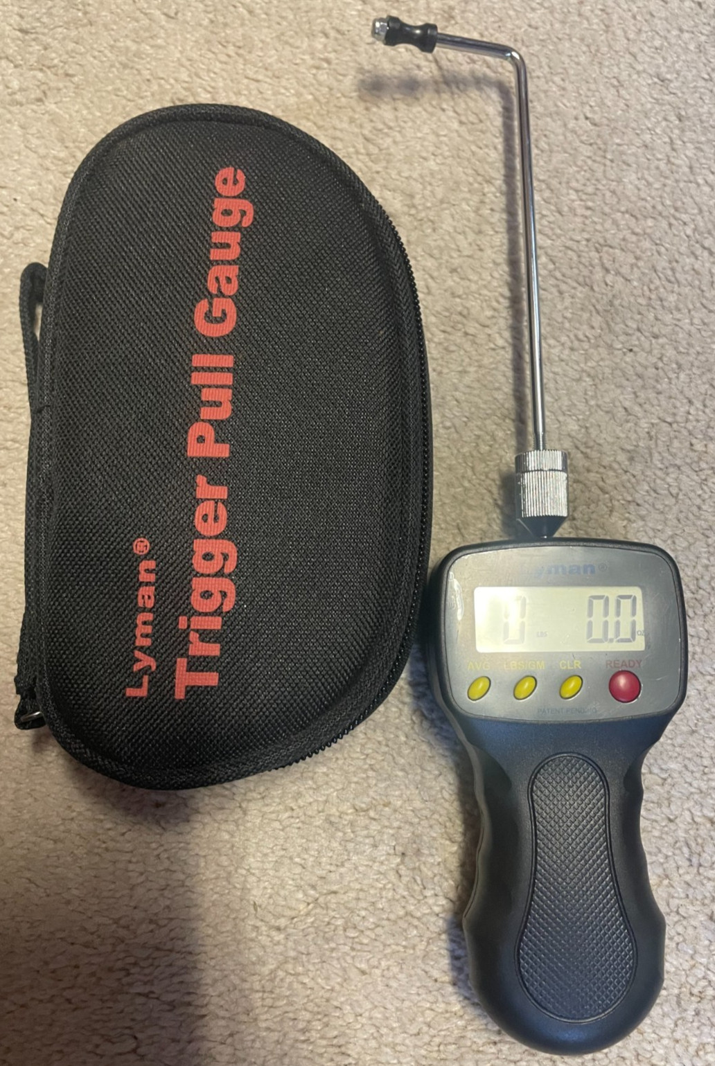 Lyman Electronic Digital Trigger Pull Gauge, Measures 1 oz-12 lb