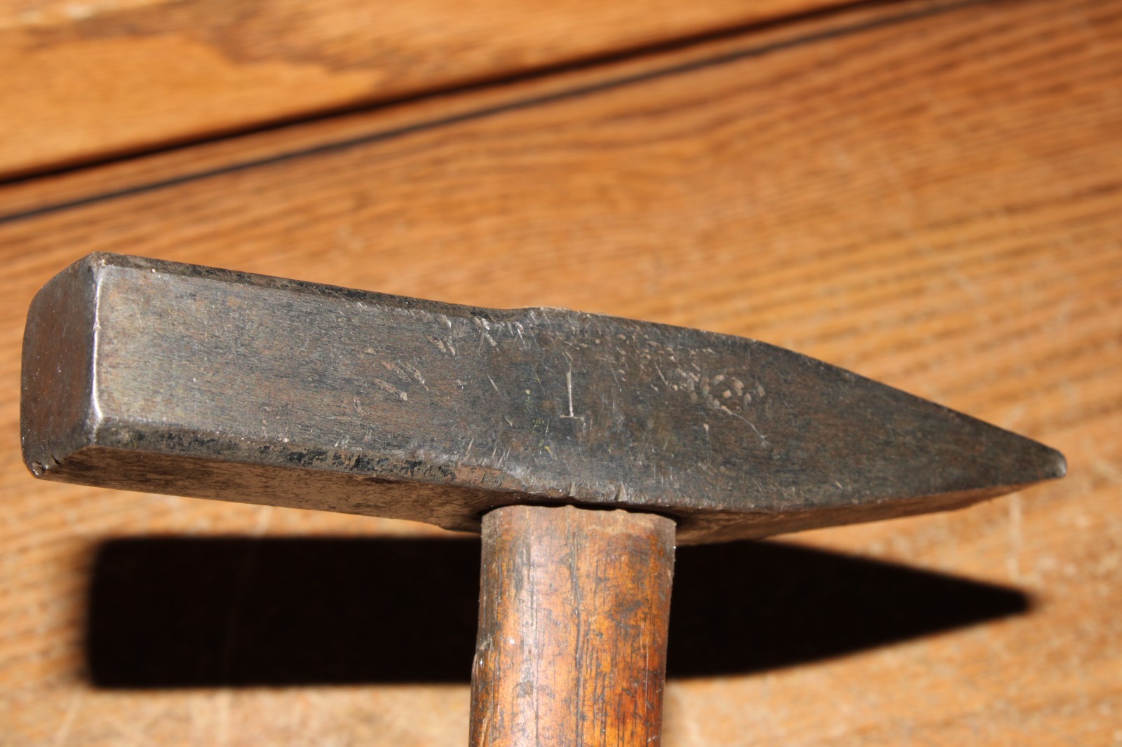 Vintage Plumb Tack Hammer Tinsmith Square Flat Head