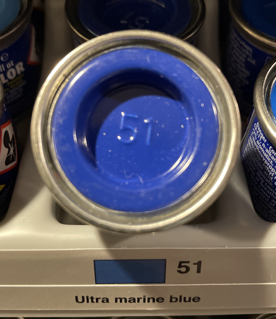 Revell enamel paint 32151, Ultramarine gloss blue
