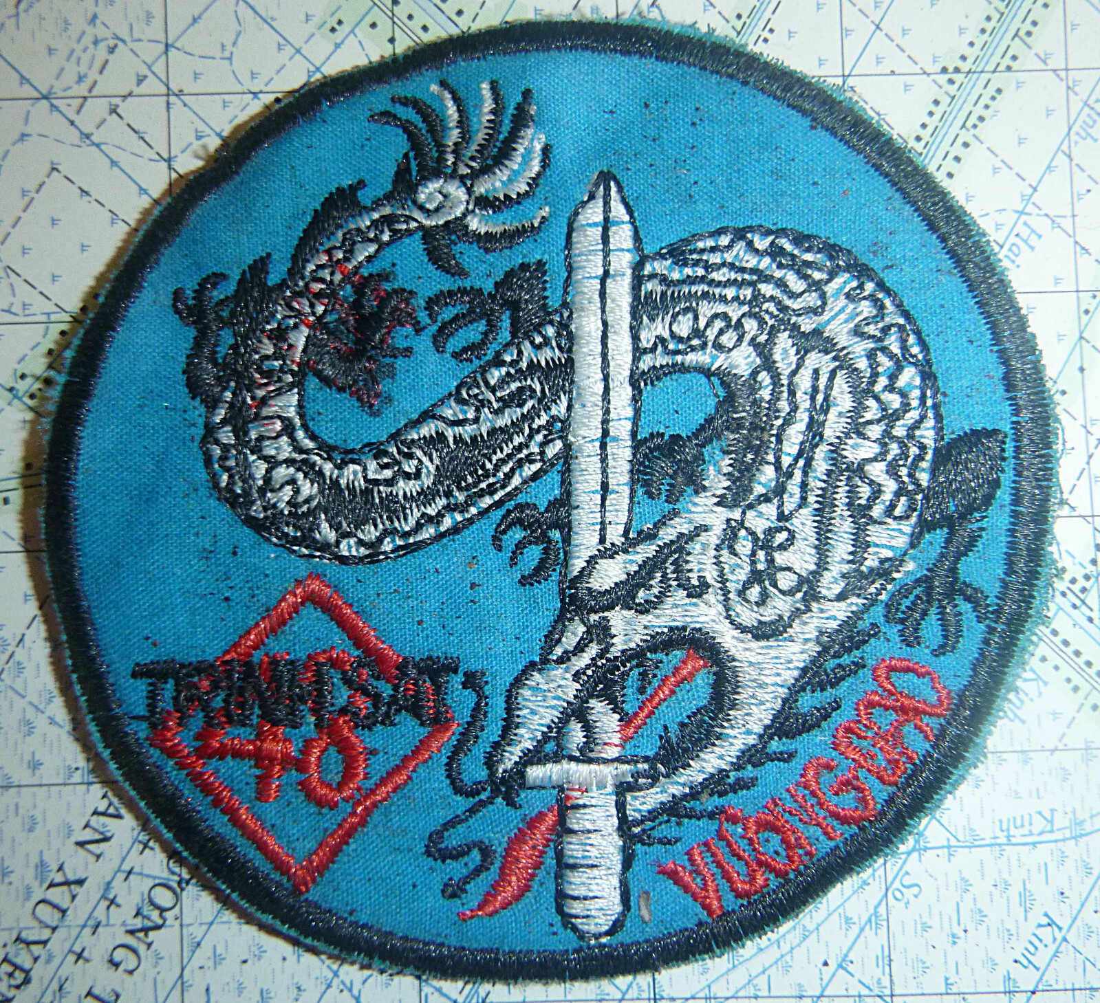 King Dao Recon - PATCH - Phoenix Assassination Program - Vietnam War - PRU CIDG