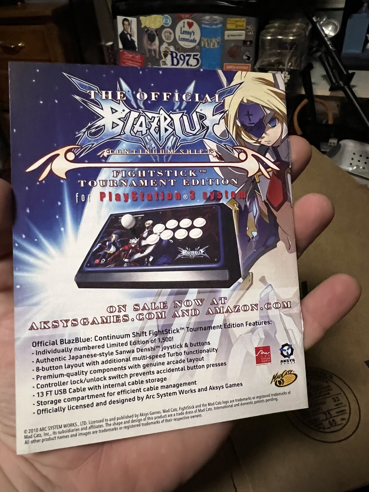 Playstation 3 PS3 Blazblue Continuum Shift Instruction MANUAL ONLY *Authentic*