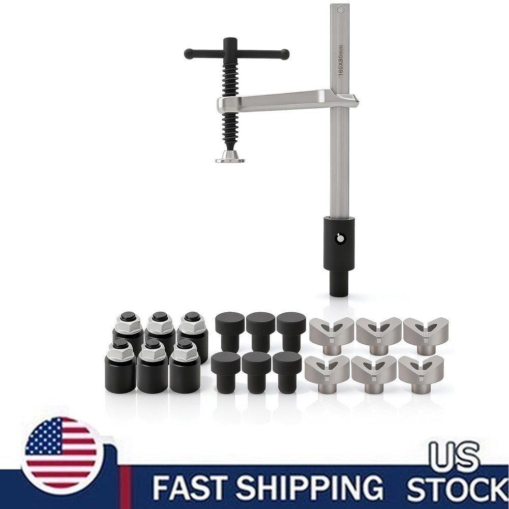 Welding Table Clamps and Fixture Pins, 19pcs 5/8in V Blocks, Round Pins,