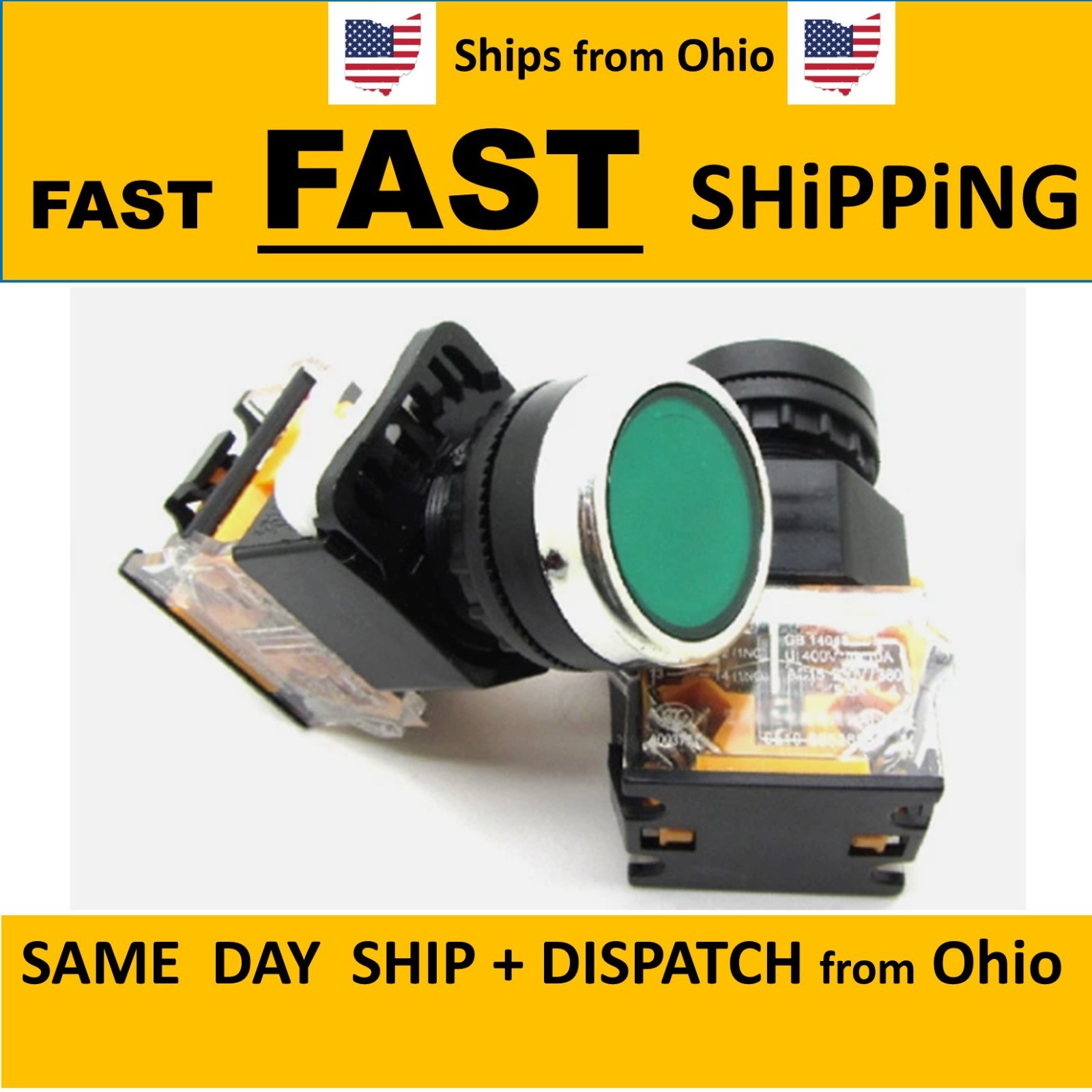 Push Button Momentary Switch Heavy Duty Power LA38/203 LA38/209B - DPST