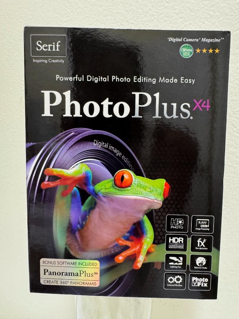 "BRAND NEW" Photo Plus x4 - Digital Photo Editing Made Easy (PC) FACTORY SEALED