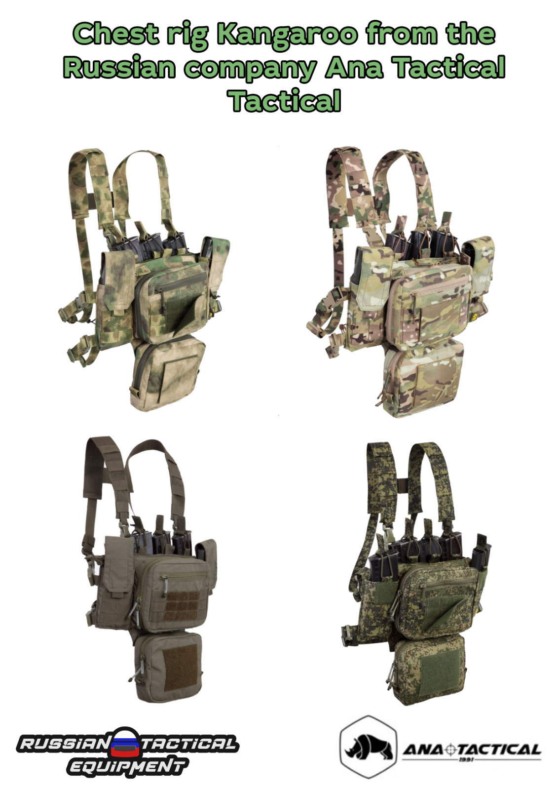 Chest rig Kangaroo from the Russian company Ana Tactical Tactical