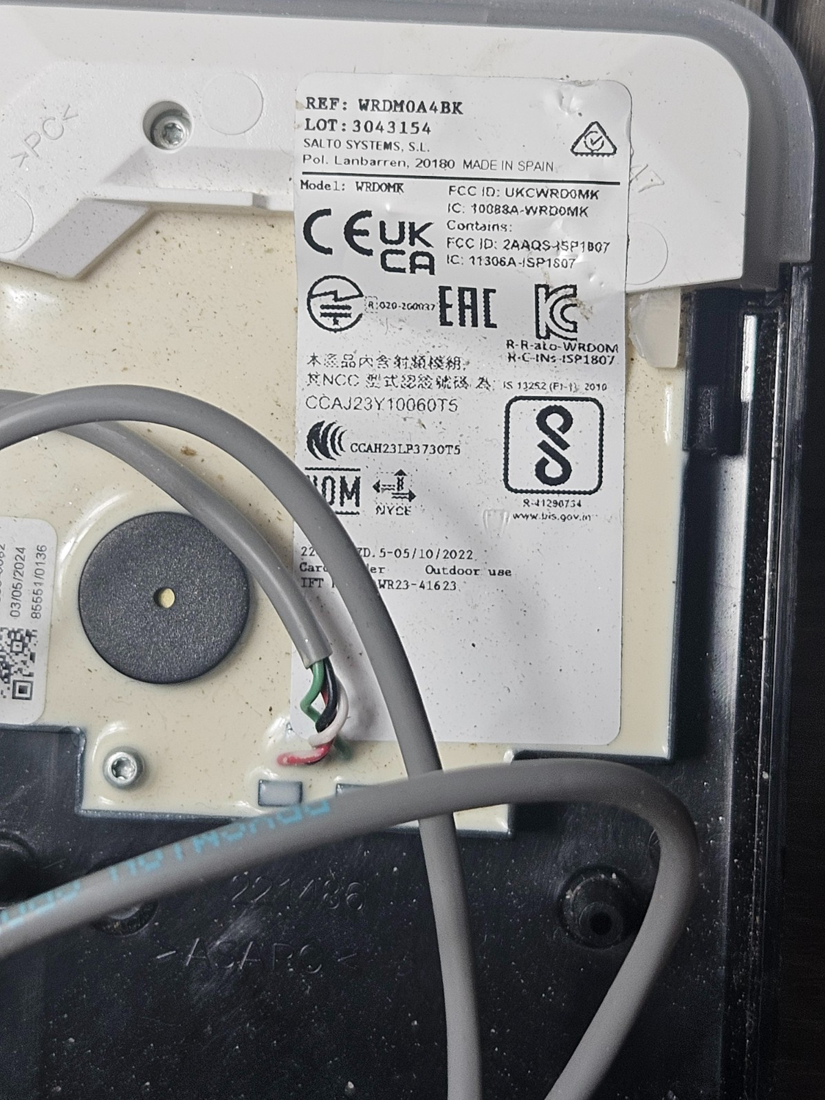 Salto Security Systems - WRDM0A4BK