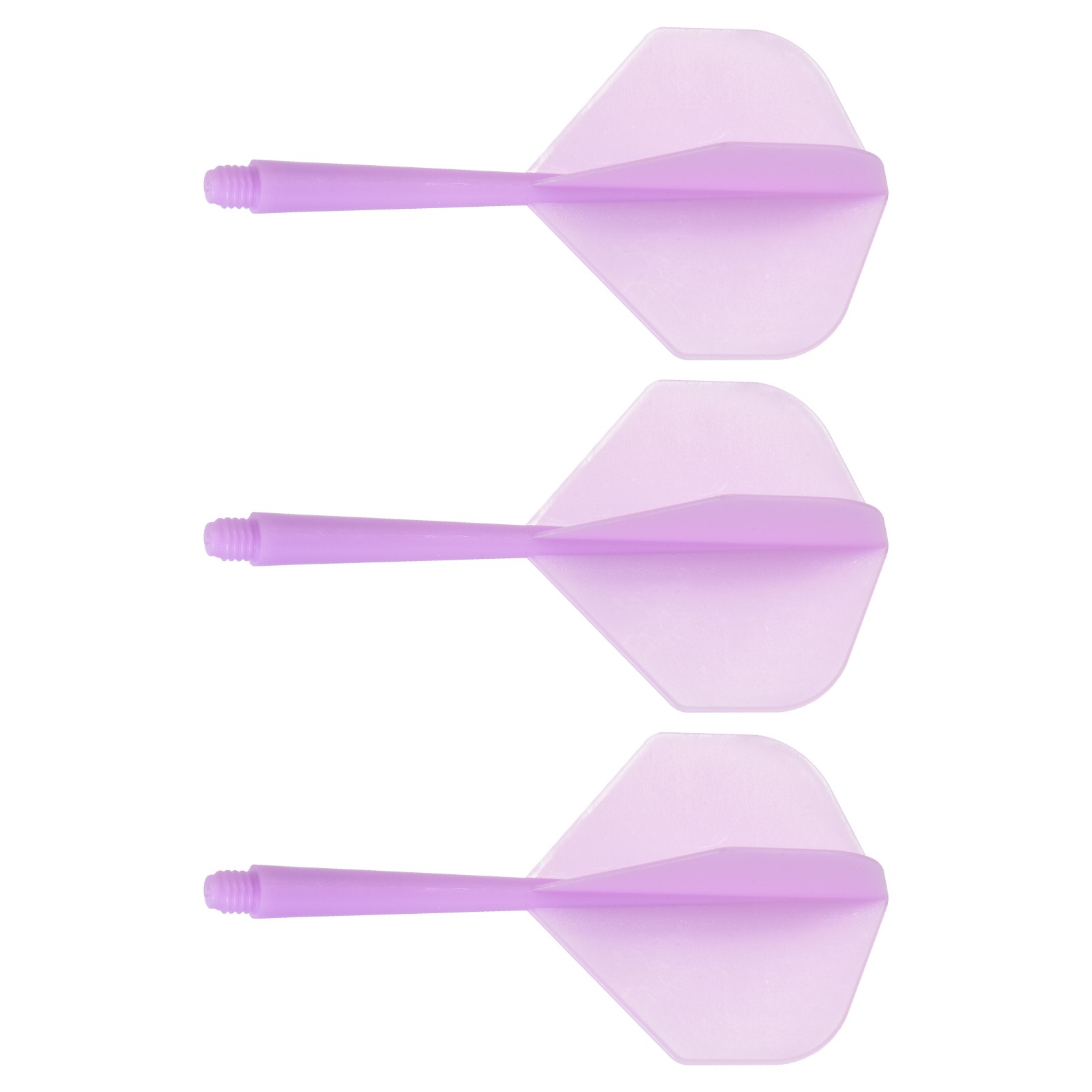 3Pcs Integrated Dart Shaft Flights,Lightweight Darts Flights Set(Purple)